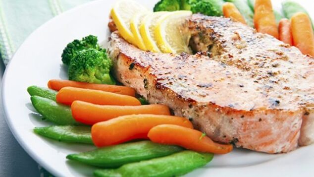 ryby a zelenina pre ketogénnu diétu